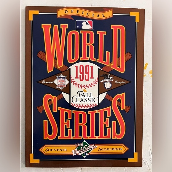 1991 WORLD SERIES PROGRAM - Picture 1 of 4